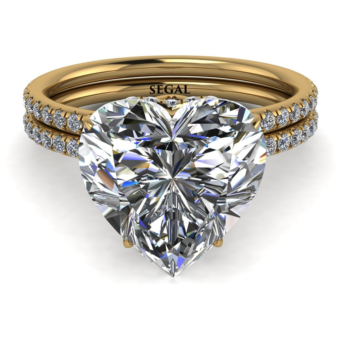 Heart Shape diamond Bridal Set - Noelle No. 1