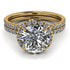 2ct Big Double Hidden Halo diamond Bridal Set - Catalina No. 1
