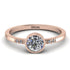 Bezel Minimalist Diamond Ring - Kinsley No. 2