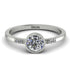 Bezel Minimalist Diamond Ring - Kinsley No. 3 image 1