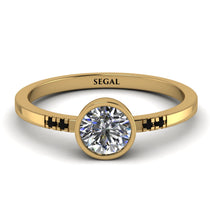 Bezel Minimalist Diamond Ring - Kinsley No. 16 image 1