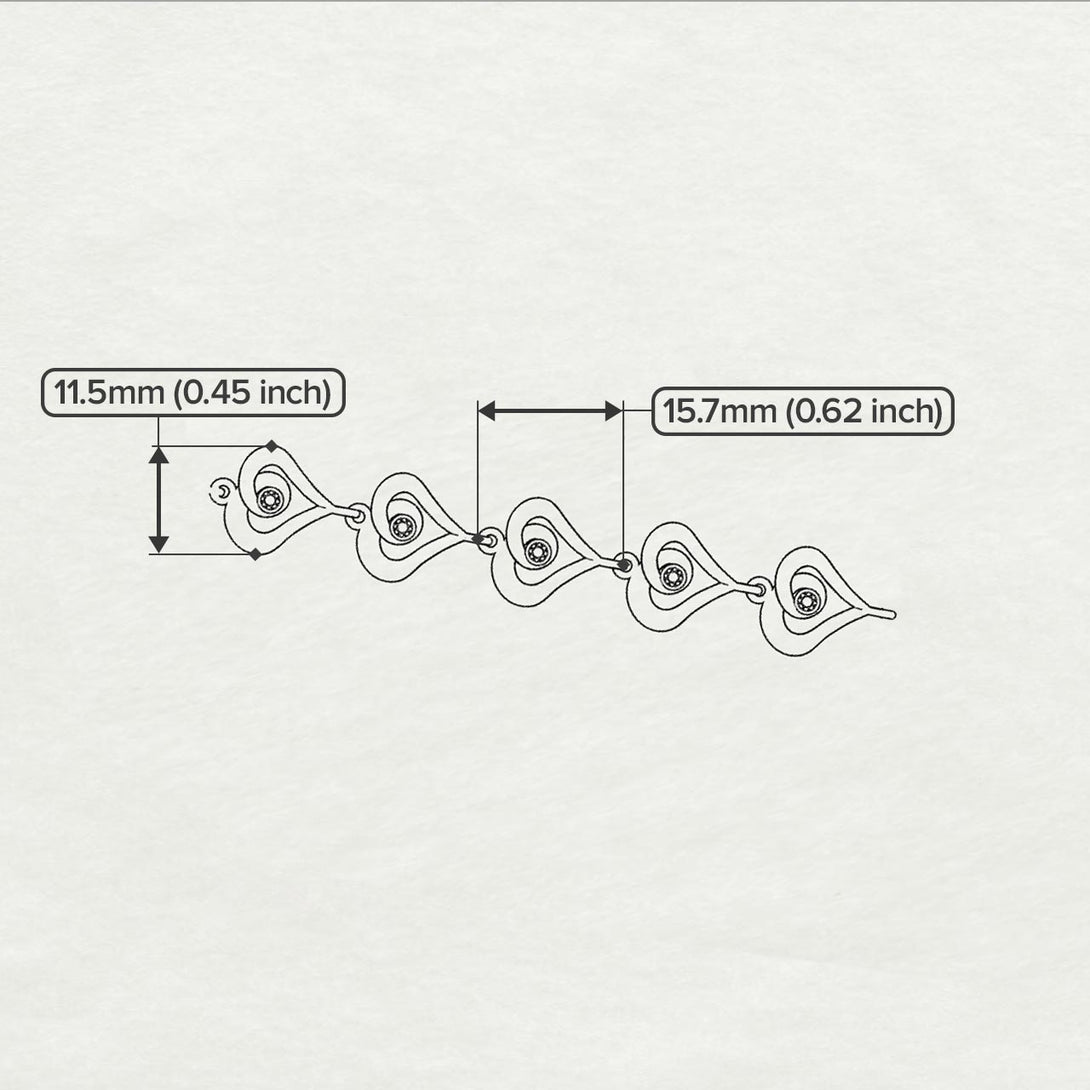 Heart Sapphire Bracelet - Martha No. 15