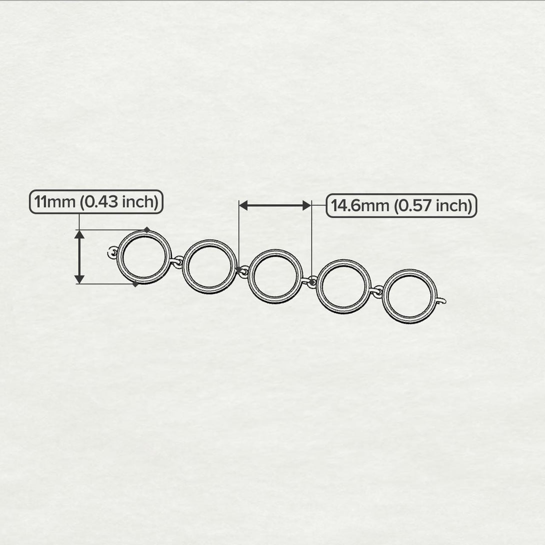 Round Gold Bracelet - Louisa No. 2