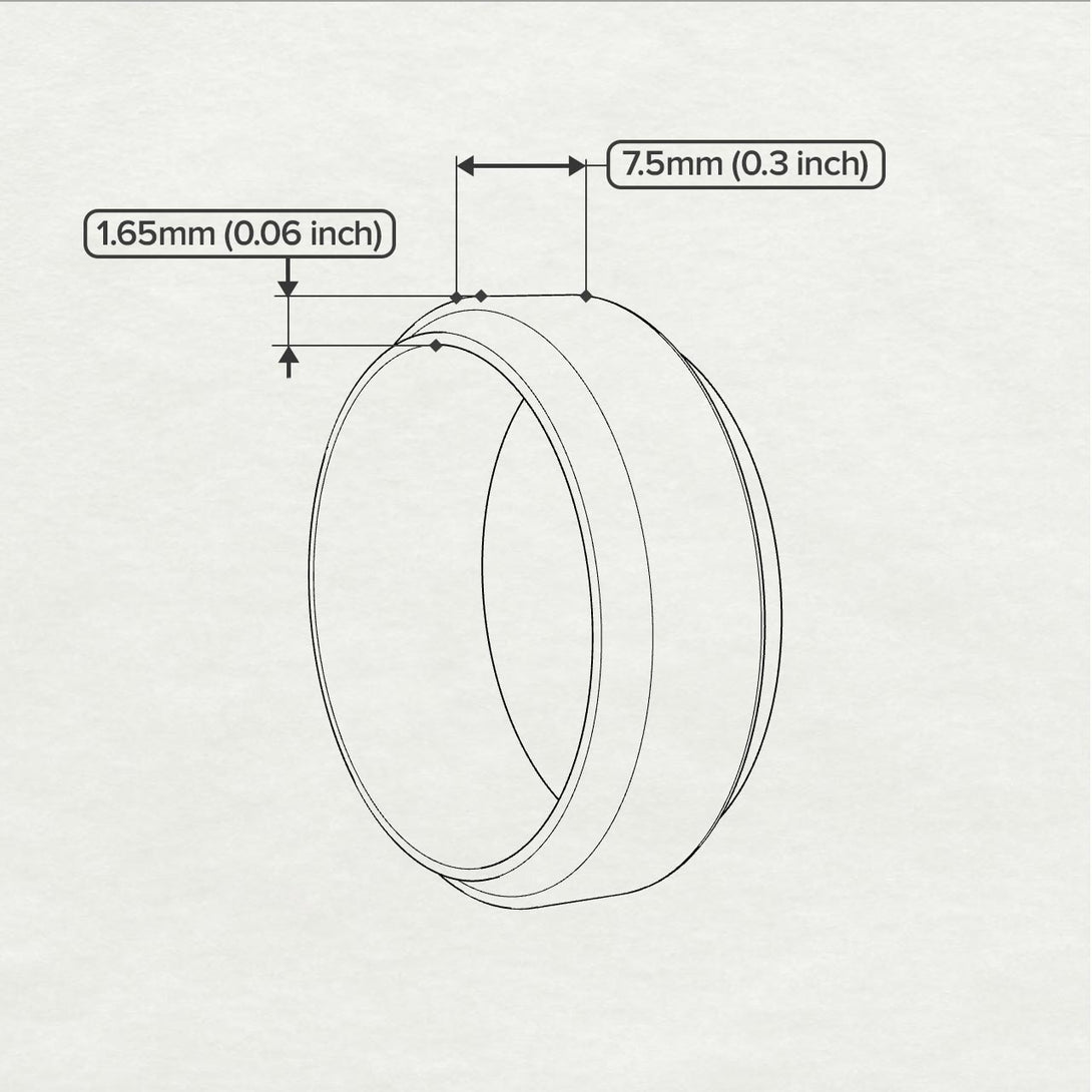 Classic Massive Wedding Ring - Oliver No. 2