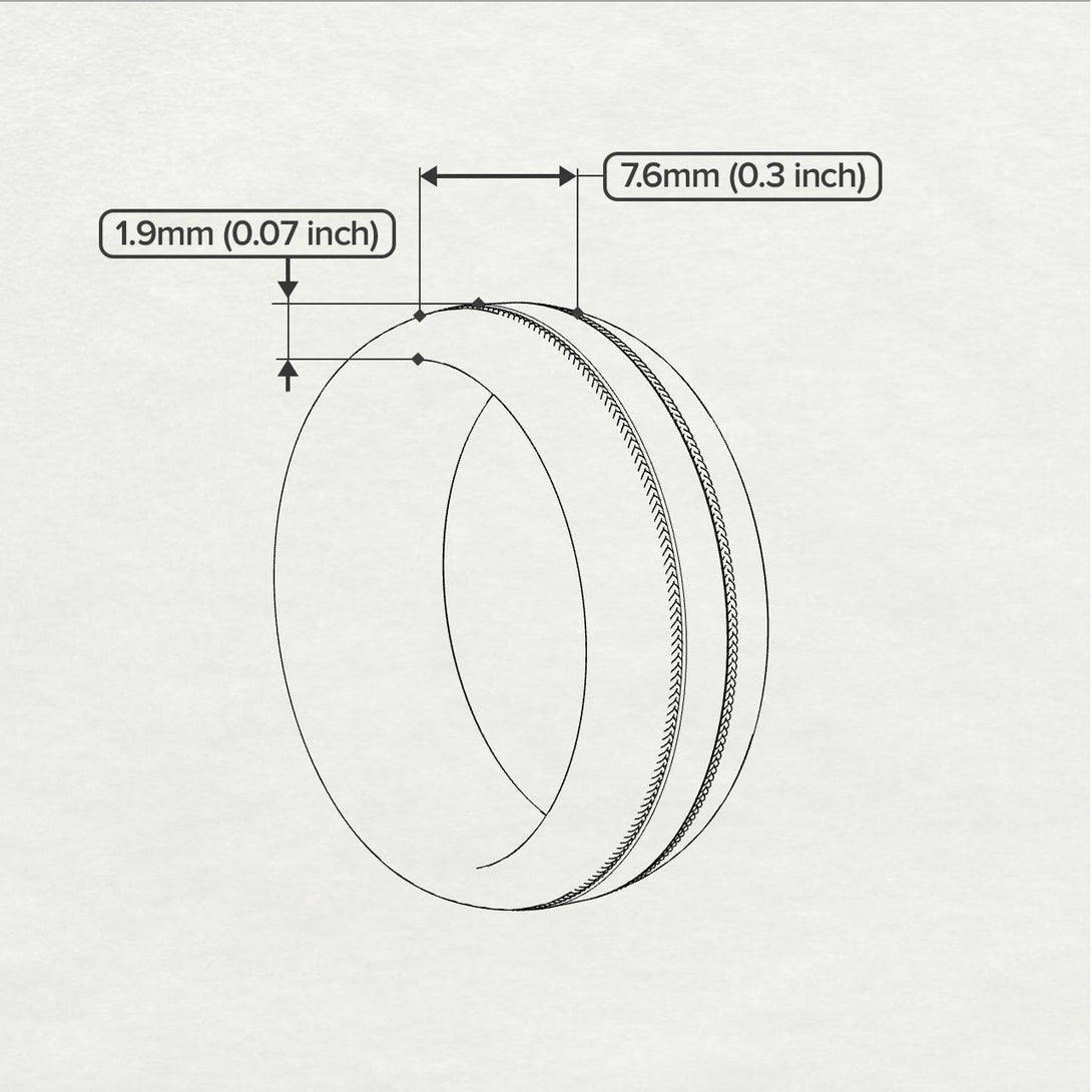 Classic Minimalist Wedding Band - Mason No. 2