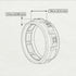 Architectural Princess Emerald Wedding Band - Henry No. 12