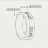 Custom 9mm Glamorous Princess Diamond Wedding Ring - Samuel No. 1000
