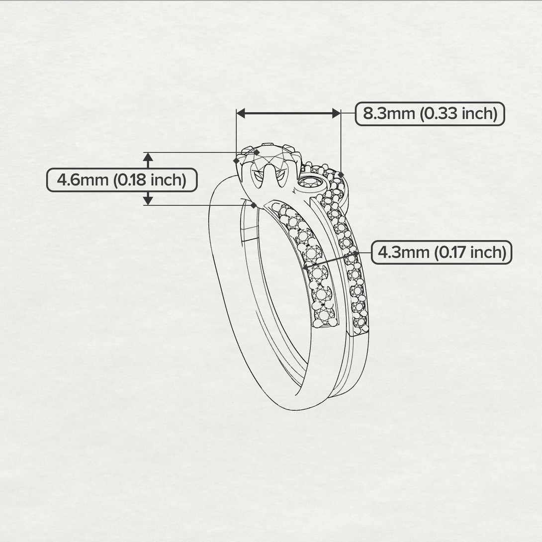 Delicate Diamond Bridal Set - Karen No. 2