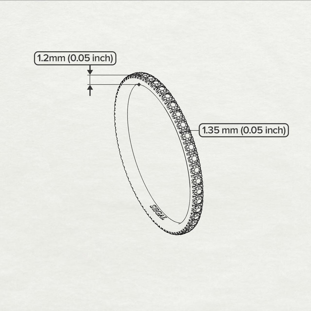 Complete Black Diamond Eternity Band - Naomi No. 8
