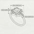 Floral Nature Inspired Emerald Ring - Carol No. 4