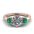Classic 3 Stone Diamond Engagement Ring - Sofia No. 17 image 1