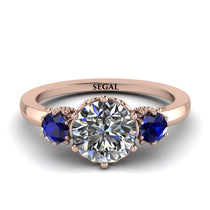 Classic 3 Stone Diamond Engagement Ring - Sofia No. 62 image 1