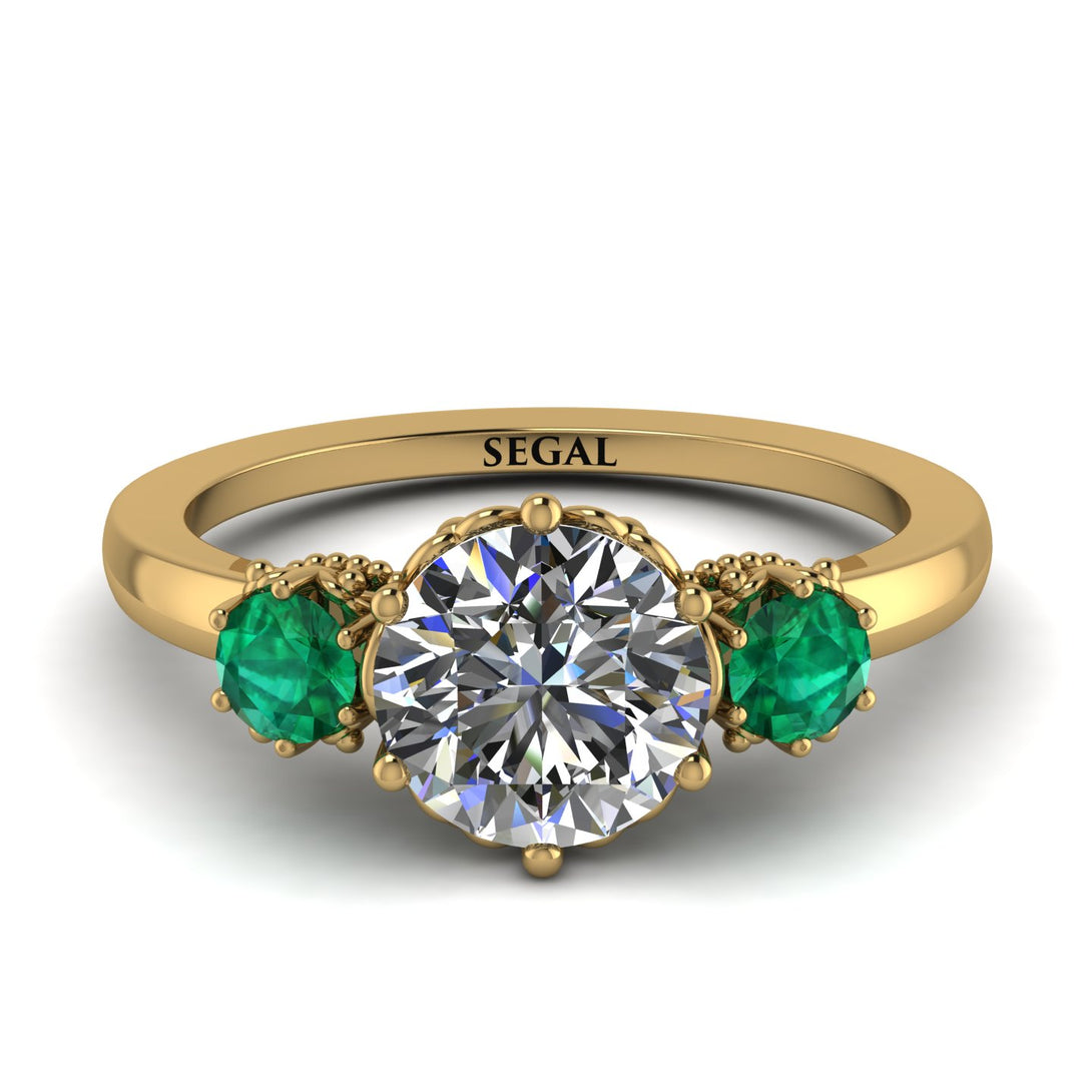 Classic 3 Stone Diamond Engagement Ring - Sofia No. 16