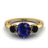 Classic 3 Stone Sapphire Engagement Ring - Sofia No. 43 image 1