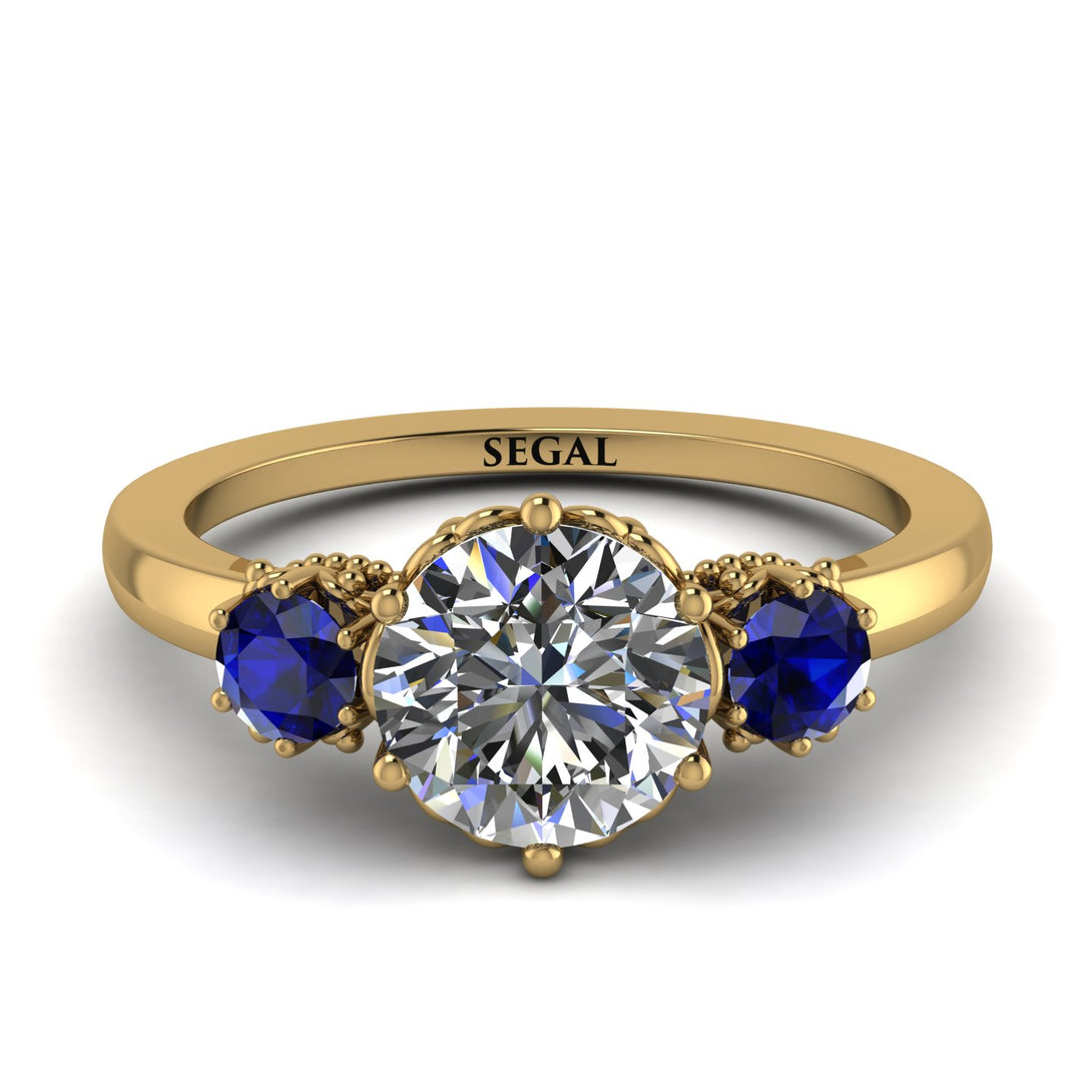 Classic 3 Stone Diamond Engagement Ring - Sofia No. 61