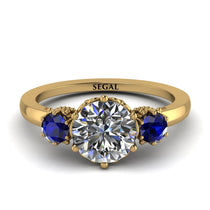 Classic 3 Stone Diamond Engagement Ring - Sofia No. 61 image 1