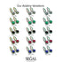 Sapphire Dangle Earrings With Hidden Halo - Adaline No. 60 image 6