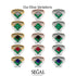 Stacking Princess Emerald Ring - Elise No. 19
