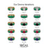 Three Stones Emerald Braches Ring - Donna No. 65 image 6