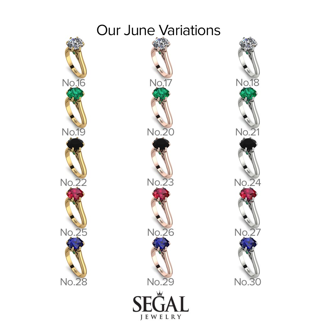 3ct Diamond Engagement Ring - June No. 33