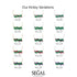 Black Diamond Baguette Necklace Mix - Kinley No. 45