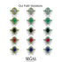 Decorated Halo Oval Diamond Engagement Ring - Faith No. 16