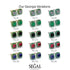 Hidden Halo Princess Emerald Earrings - Georgia No. 49 image 6