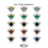 Geometrical Bezel Black Diamond Ring - Trinity No. 43