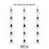 Oval Diamond Hidden Halo Necklace - Gemma No. 63
