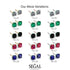 Hidden Halo Cushion Emerald Earrings - Alivia No. 51 image 6
