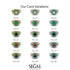 Floral Nature Inspired Emerald Ring - Carol No. 19