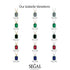 Halo Emerald Cut Black Diamond Necklace - Izabella No. 53 image 4