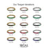 Emerald Cut Sapphire Milgrain Eternity Ring - Teagan No. 13
