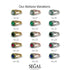 Split Shank Halo Ruby Engagement Ring - Adriana No. 56