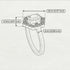 Honeycomb Halo Oval Diamond Ring - Laura No. 47