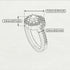 Double Halo Emerald Cushion Bridal Set - Sharon No. 51 image 4