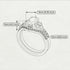 Oval Glamorous diamond Bridal Set - Mariah No. 3
