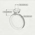 Cushion Cut diamond Hidden Halo Bridal Set - Alivia No. 1