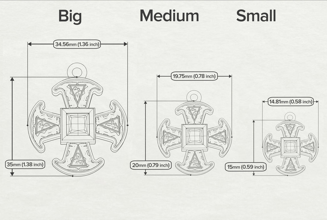 Celtic Cross Diamond Necklace - Thomas No. 2