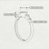 Bezel Symmetrical Black Diamond Ring - Ivy No. 38 image 4