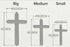 Minimalist Sapphire Cross Necklace - Aaron No. 14 image 3