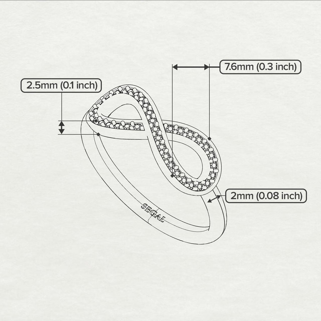 Infinity Diamond Ring - Alexa No. 1