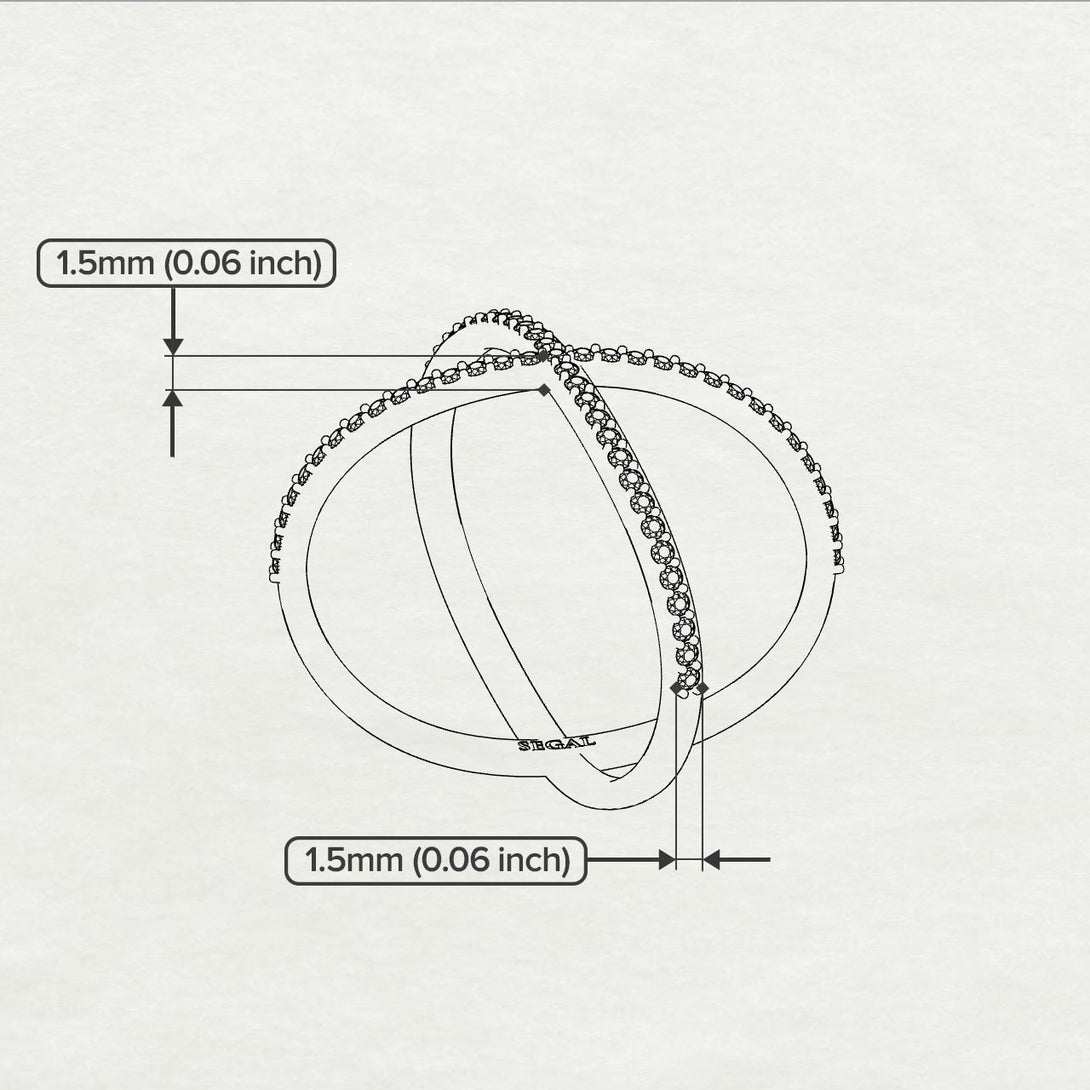 X Diamond Ring - Emery No. 1