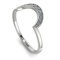 Large Half Round Stacking Diamond Ring - Brooke No. 3 image 1