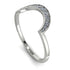 Large Half Round Stacking Diamond Ring - Brooke No. 3 image 1