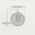 Bitcoin Black Diamond Round Pendant - Easton No. 20