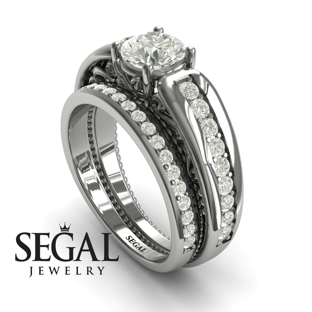 Stairway to Heaven Bridal Set Diamond Ring- Gabriella no. 3