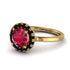 1ct Round Ruby Engagement Ring - Natalia No. 40 image 1