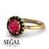 1ct Round Ruby Engagement Ring - Natalia No. 40 image 10