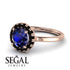 1ct Round Sapphire Engagement Ring - Natalia No. 44